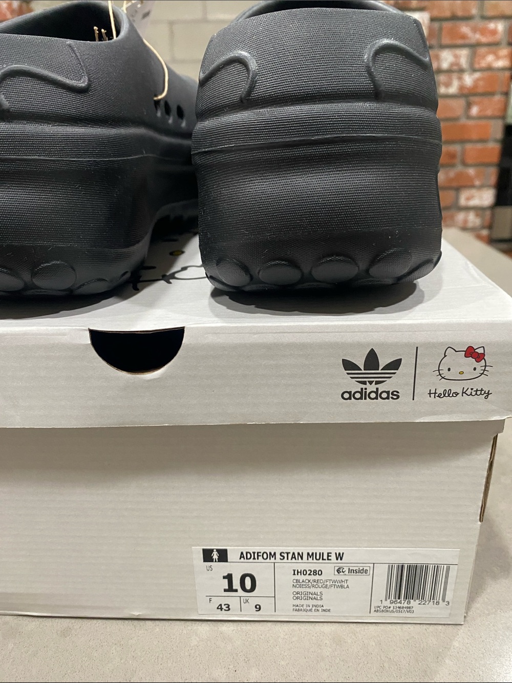 NIB adidas hello kitty stan smith mule womens 10 - Picture 5 of 10